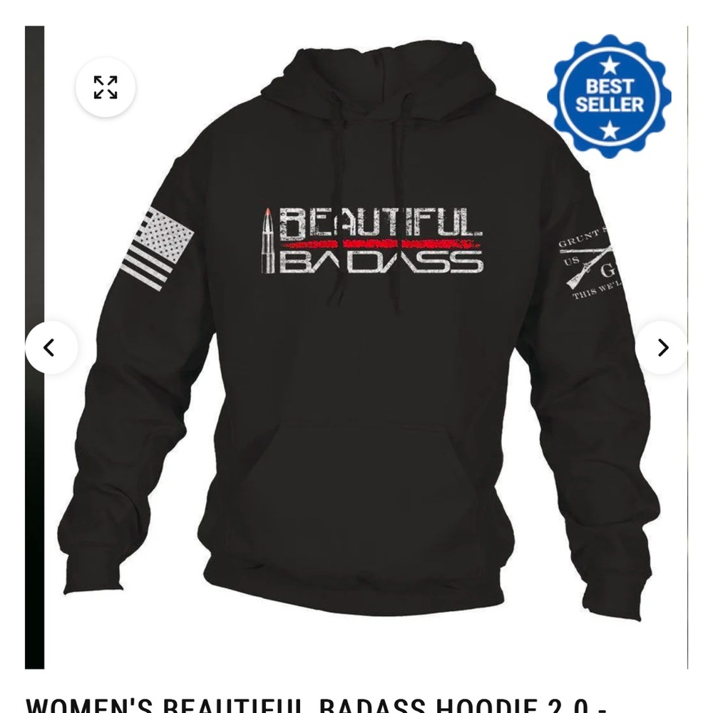 Women's Black Hoodie